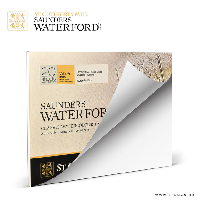 St Cuthberts Mill Saunders Waterford Classic Watercolour Paper 300gsm  Cotton Papers 20 Sheets - Sketchbooks - AliExpress